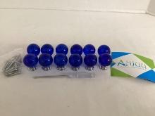 Set of 12 Anjuu Blue Bubble Cabinet Knobs