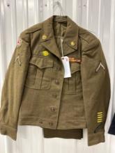 WW II MILITARY UNIFORM