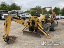 2014 Vermeer RTX550 Rubber Tired Trencher Runs, Moves, & Operates