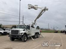 (Waxahachie, TX) Altec AM55E-MH, Over-Center Material Handling Bucket Truck rear mounted on 2008 Int