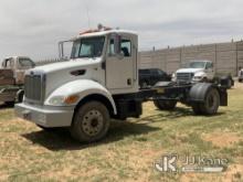 2009 Peterbilt 335 Cab & Chassis Runs & Moves) (Body/Paint Damage) (Seller States: Unit Has Function