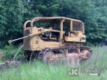1967 Caterpillar D8H Crawler Tractor Runs, Moves & Operates) (Hours Unknown, Blade Not Attached, Buy