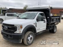 2020 Ford F550 4x4 Dump Truck Not Running, Condition Unknown) (Cranks