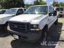 (Plymouth Meeting, PA) 2003 Ford F350 4x4 Extended-Cab Pickup Truck Runs & Moves, Body & Rust Damage