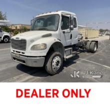 (Jurupa Valley, CA) 2008 Freightliner M2 106 Extended-Cab & Chassis Runs & Moves, ABS Light On