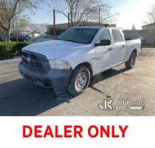 (Jurupa Valley, CA) 2015 RAM 1500 Crew-Cab Pickup Truck Runs & Moves, Drive Cycle Will Not Clear