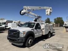 (Aurora, CO) Altec AT40G, Articulating & Telescopic Bucket Truck mounted behind cab on 2016 Ford F55