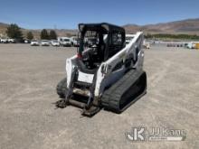 2018 Bobcat T740 Tracked Skid Steer Loader Not Running, Condition Unknown, Cracked Oil Tank, Missing