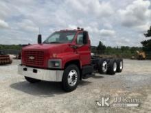 2006 Chevrolet C8500 Tri-Axle Cab & Chassis Runs & Moves) (Maintenance Light On, ABS Light On, Winds