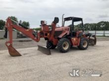 2015 Ditch Witch RT100 Rubber Tired Trencher Runs, Moves, Operates, Does Not Stay Running-Condition 