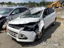 2016 Ford Escape 4x4 4-Door Sport Utility Vehicle Wrecked, Not Running, Condition Unknown, Parts Onl