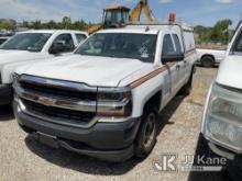 2017 Chevrolet Silverado 1500 Extended-Cab Pickup Truck Not Running, Condition Unknown, Needs A New 