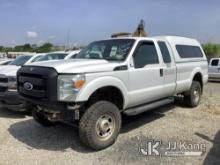 2012 Ford F350 4x4 Extended-Cab Pickup Truck Not Running Condition Unknown, Missing Parts, interior 