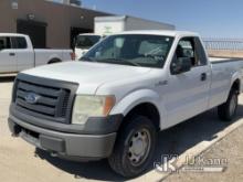 2011 Ford F150 4x4 Pickup Truck Runs & Moves) (Jump to Start, Check Engine Light On, Seat Torn