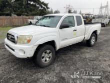 2008 Toyota Tacoma 4x4 Extended-Cab Pickup Truck Runs & Moves) (Maintenance Required Light On, Check