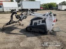 (South Beloit, IL) 2015 Bobcat MT55 Stand-Up Crawler Skid Steer Loader Runs, Moves, Operates, Smokes