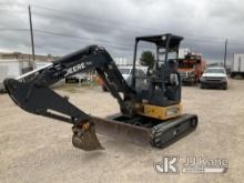 2018 John Deere 35G Mini Hydraulic Excavator Runs & Moves, Operates