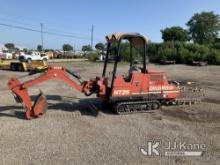 2007 Ditch Witch HT25 Trencher Runs, Moves) (Operates, Bucket Curl Inoperative,