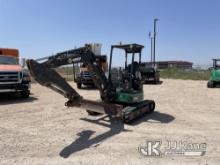 (Odessa, TX) 2017 John Deere 35G Mini Hydraulic Excavator Runs & Operates) (Jump to Start