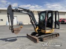 (Maple Lake, MN) 2011 John Deere 35D Mini Hydraulic Excavator Runs and Moves, Operates, Some Glass I