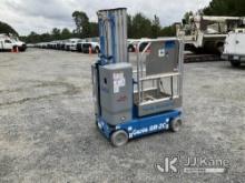 2016 Genie GR-20 Runabout Personnel Lift Duke Unit) (Not Running, Condition Unknown, Missing Key