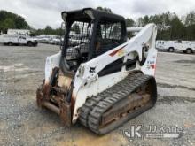 (China Grove, NC) 2017 Bobcat T750 Crawler Skid Steer Loader Runs, Moves & Operates) (No Bucket) (St