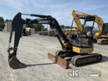 (China Grove, NC) 2012 John Deere 35D Mini Hydraulic Excavator Runs, Moves & Operates