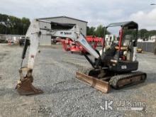 (China Grove, NC) 2014 Bobcat E35 Mini Hydraulic Excavator Runs, Moves & Operates