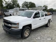 2016 Chevrolet Silverado 1500 4x4 Extended-Cab Pickup Truck Runs & Moves