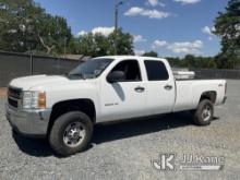 2014 Chevrolet Silverado 2500HD 4x4 Crew-Cab Pickup Truck Not Running, Condition Unknown, Check Engi