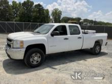 2014 Chevrolet Silverado 2500HD 4x4 Crew-Cab Pickup Truck Runs & Moves) (Check Engine Light On, Body