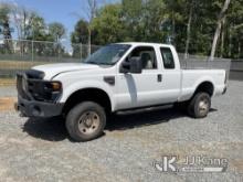 2009 Ford F250 4x4 Extended-Cab Pickup Truck Not Running, Condition Unknown, Body Damage