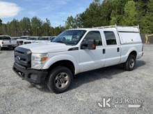 2013 Ford F250 4x4 Crew-Cab Pickup Truck Not Running, Condition Unknown, Body/Rust/Paint Damage) (Se