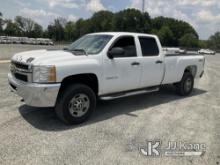 2013 Chevrolet Silverado 2500HD 4x4 Crew-Cab Pickup Truck Runs & Moves) (Body/Paint Damage