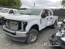 2022 Ford F250 4x4 Crew-Cab Pickup Truck Not Running, Condition Unknown) (Truck Is Wrecked With Over