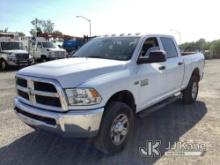 2016 RAM 2500 4x4 Crew-Cab Pickup Truck Runs & Moves , Bad Exhaust, Body & Rust Damage