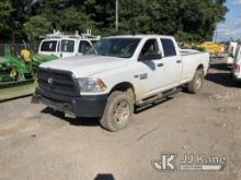 2017 RAM 2500 4x4 Crew-Cab Pickup Truck Cranks, Not Running Condition Unknown, Body & Rust Damage, M