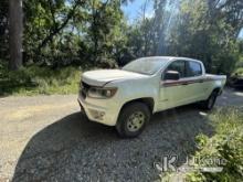 2016 Chevrolet Colorado 4x4 Crew-Cab Pickup Truck Not Running, No Crank, Condition Unknown, Rust & B