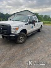 2014 Ford F250 4x4 Crew-Cab Pickup Truck runs and moves
