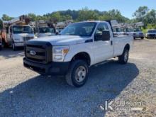 2012 Ford F250 4x4 Pickup Truck Runs & Moves, TPS Light On, Rust & Body Damage