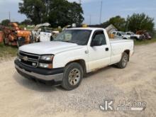 2006 Chevrolet Silverado 1500 Pickup Truck Runs, Moves, Jump To Start, Rust