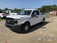 2018 Ford F150 4x4 Extended-Cab Pickup Truck Runs, Moves, Jump To Start, Engine Light, Cracked Winds