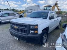 2015 Chevrolet Silverado 1500 4x4 Extended-Cab Pickup Truck Runs, Wrecked, Airbags Deployed, Rear Ax