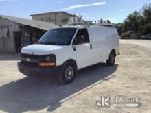 2013 Chevrolet Express G2500 Cargo Van Runs & Moves, Ruat & Body Damage