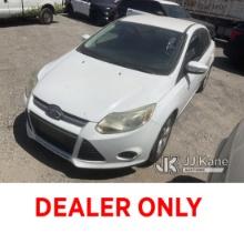 2014 Ford Focus SE ZXW 4-Door Sedan Runs & Moves, Has Airbag Light On