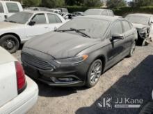 2017 Ford Fusion Hybrid 4-Door Sedan Not Running, Accident Damage, Missing Key, Stripped Of Parts