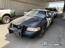 2007 Ford Crown Victoria Police Interceptor 4-Door Sedan Runs & Moves, Has ABS Light On