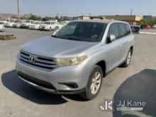 2013 Toyota Highlander Sport Utility Vehicle Runs & Moves