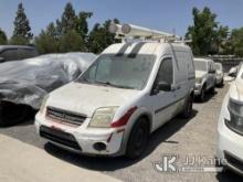 2010 Ford Transit Connect Compact Panel Van Not Running, Has Paint Damage