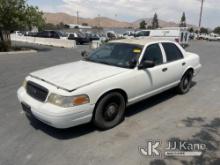 2006 Ford Crown Victoria Police Interceptor 4-Door Sedan Runs & Moves, Runs Rough, Bad Tires